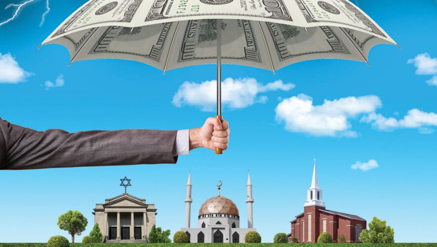 church mosque synagogue worship security funding