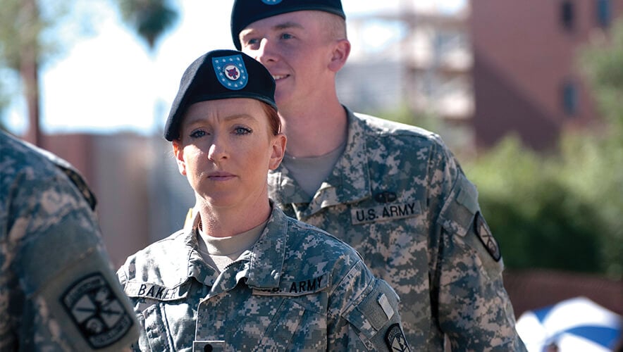 Female service member retention