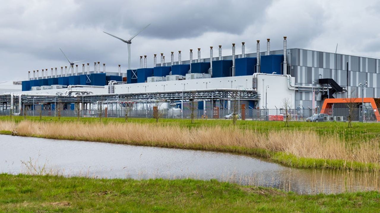 Eemshaven, The Netherlands - May 2, 2021: Large Google data center in the Eemshaven near Delfzijl in north Groningen in the Netherlands. (Photo by Getty)