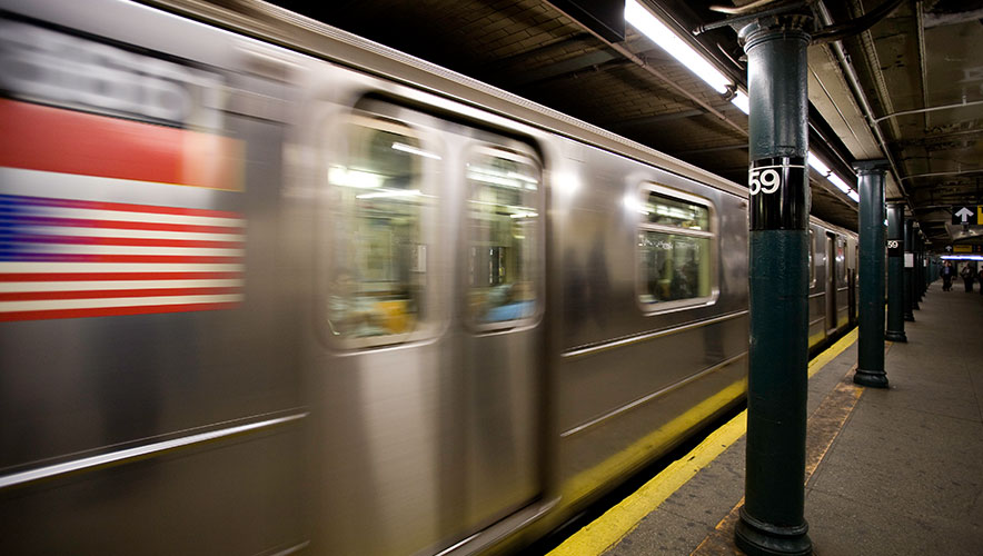 new york city subway car